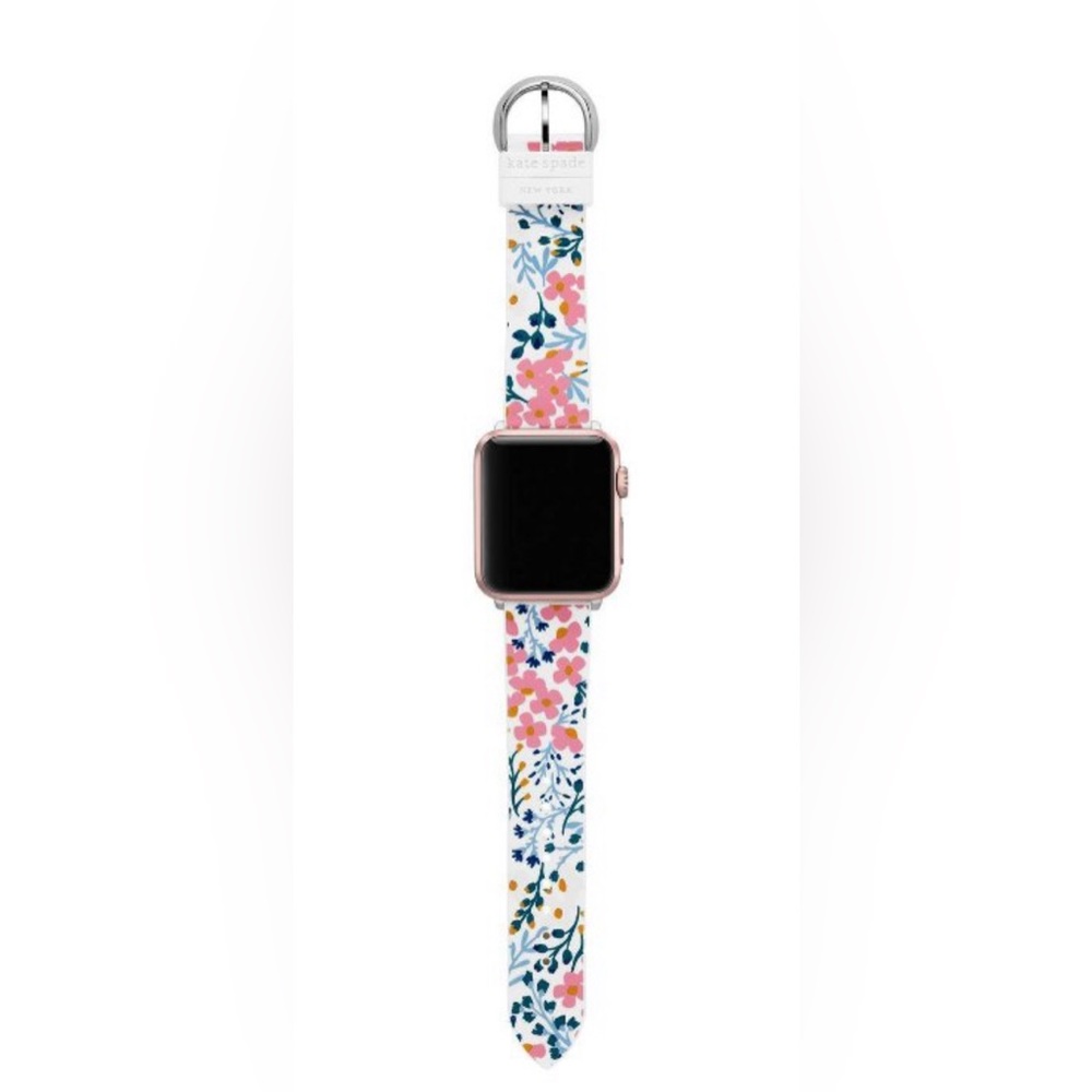 Kate Spade white floral watch band NWT - Picture 3 of 6